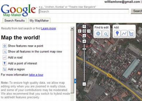 Google Mapsע